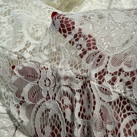 Torrid White Lace Wedding Dress - Picture 13 of 16